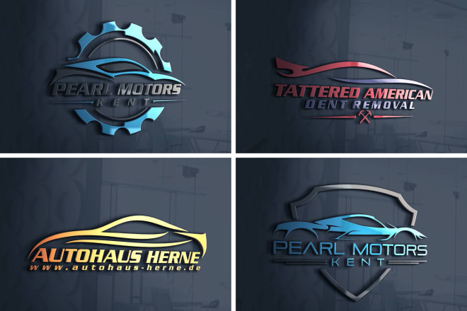 I will create 3d logo for your car wash and auto detailing business