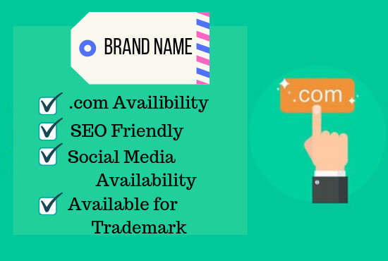 I will create 6 best brand names with complete research