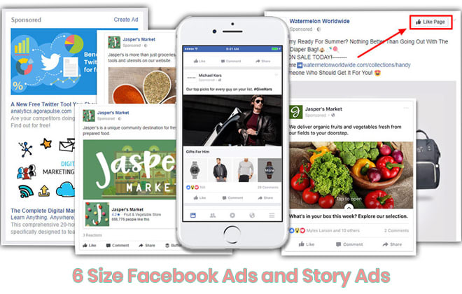 I will create 6 sizes facebook feed and stories ads