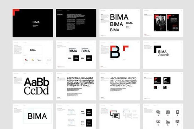 I will create a brand guidelines manual and brand book