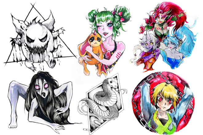 I will create a custom anime styled design for your tattoo