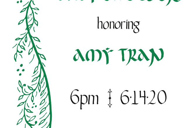 I will create a custom invitation with calligraphy