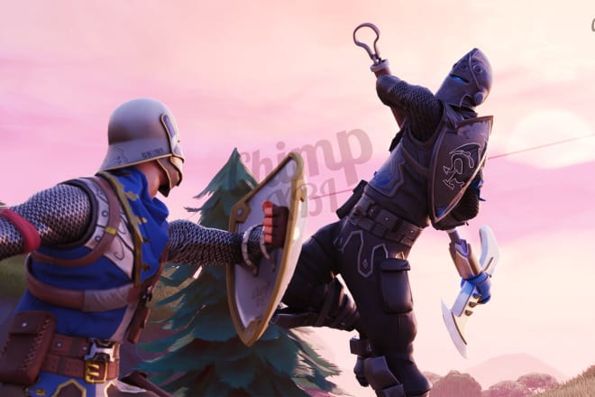 I will create a good looking 3d fortnite thumbnail