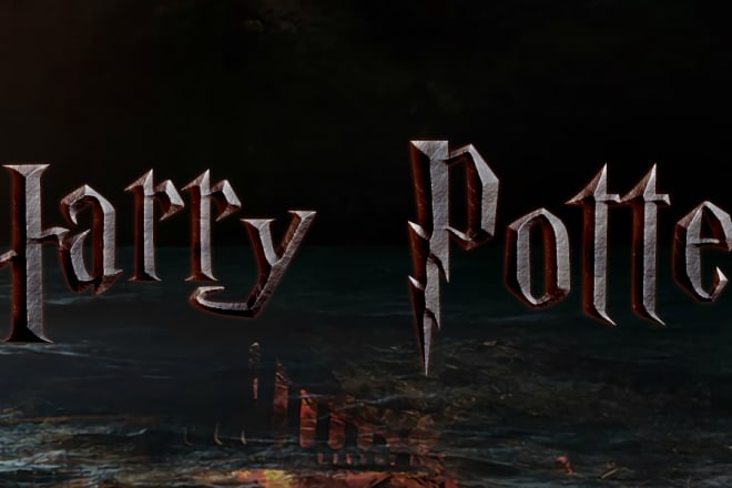 I will create a harry potter logo with your name