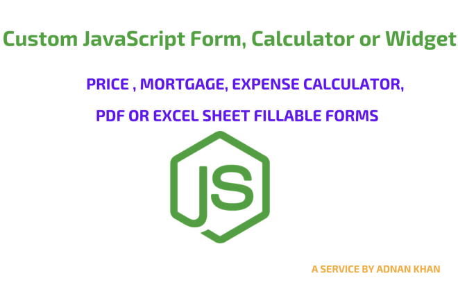 I will create a javascript calculator form or plugin