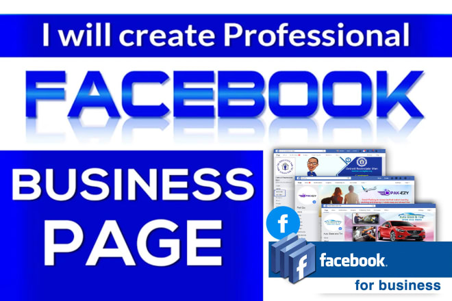I will create a professional facebook business page