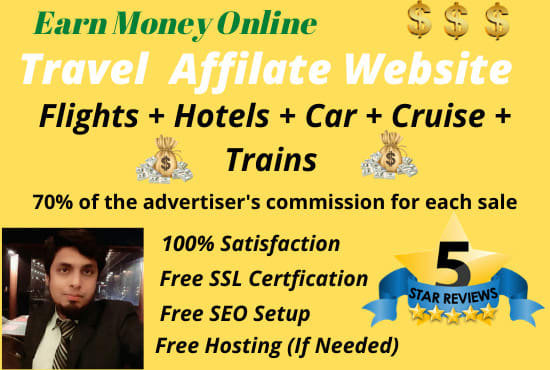 I will create a top notch automated travel affiliate website for passive income