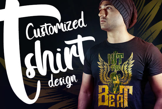 I will create amazing tshirt designs with free mockups