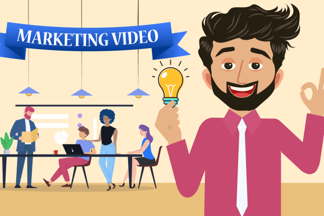 I will create an animated marketing video for business and sales