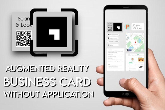 I will create an augmented reality business card