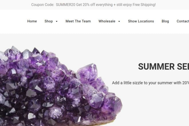 I will create an ecommerce website online store