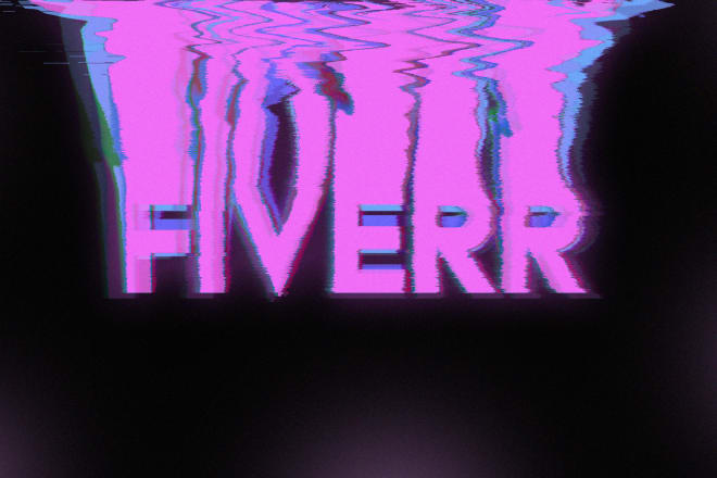 I will create an exclusive retro glitch effect to your graphic art