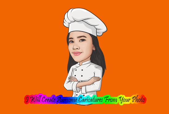 I will create awesome caricatures from your photo