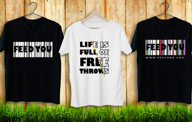 I will create awesome eye catching t shirts designs in 12 hours