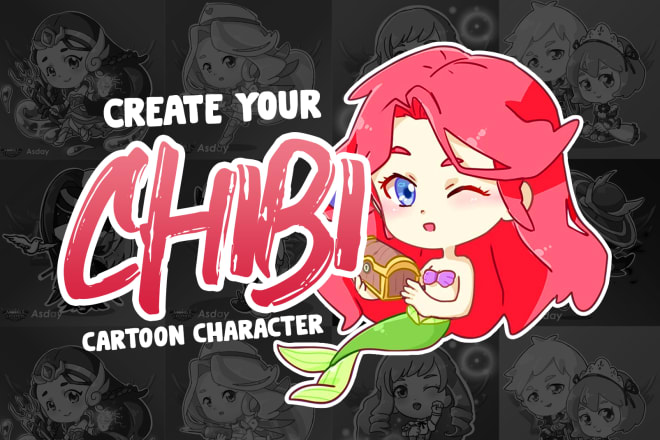 I will create chibi cartoon character