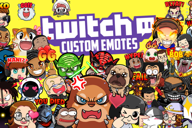 I will create cool custom twitch emoticons or stickers for you