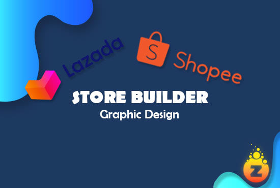 I will create cute store banner design for your lazada