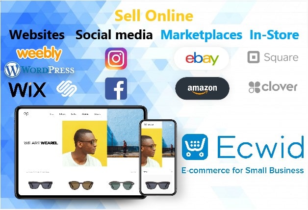 I will create ecommerce ecwid store for every platform