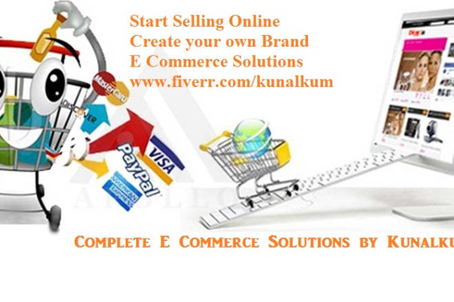 I will create ecommerce or shopping cart website