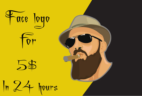I will create face logo or minimal face from your pic