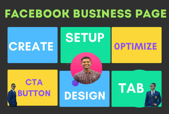 I will create facebook business page with excellent design