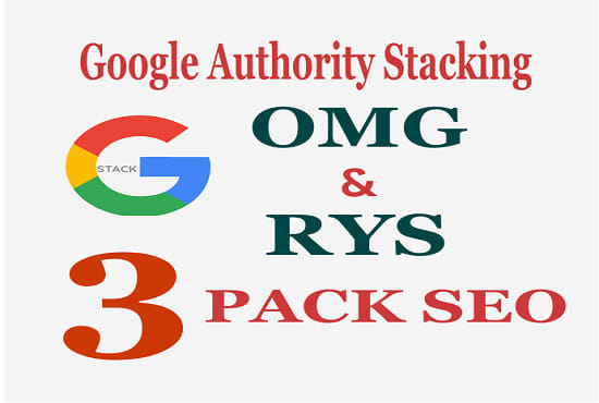 I will create google authority SEO stacking with rys and omg style