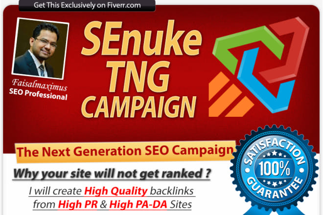 I will create high quality backlinks using senuke tng to improve google ranking