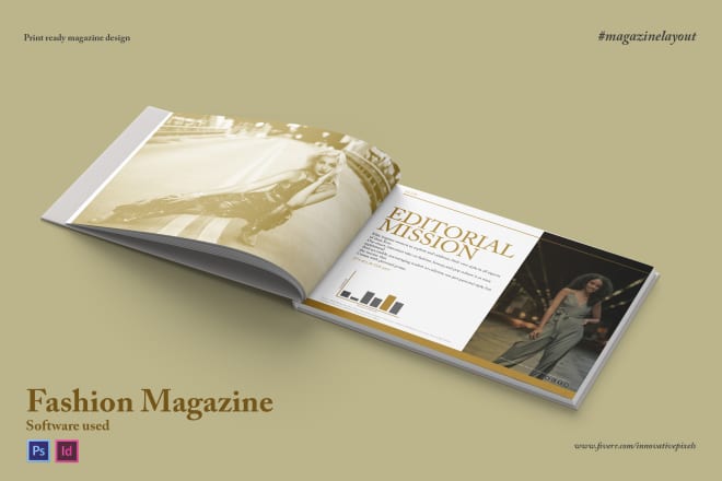 I will create magazine or ebook layout and cover in adobe indesign