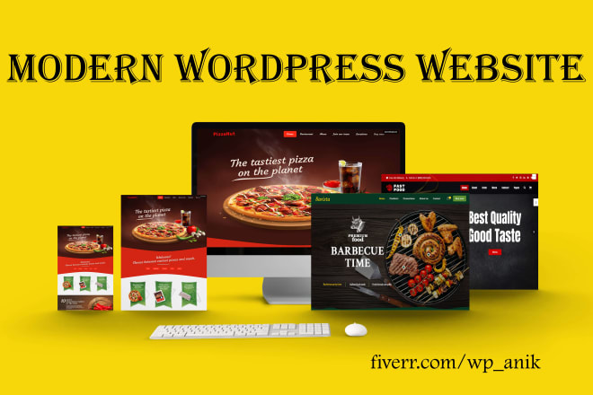 I will create modern wordpress business website, blog site, landing page