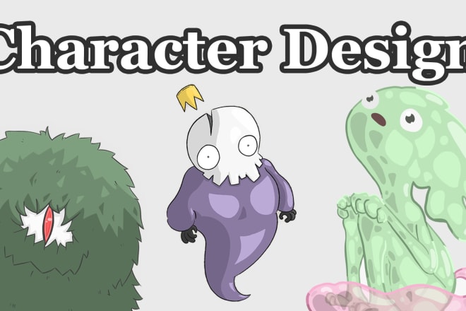 I will create monster or creature designs for your game