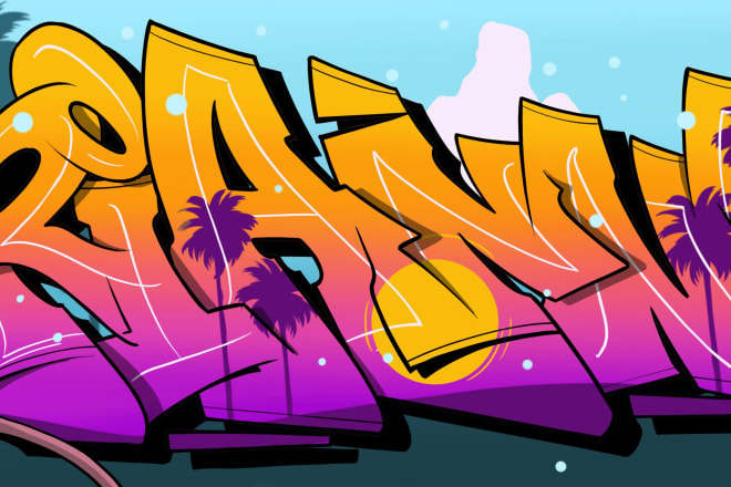 I will create original graffiti style for your logo or your word