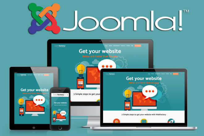 I will create professional and modern joomla website for you