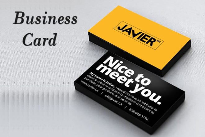 I will create professional business card designs