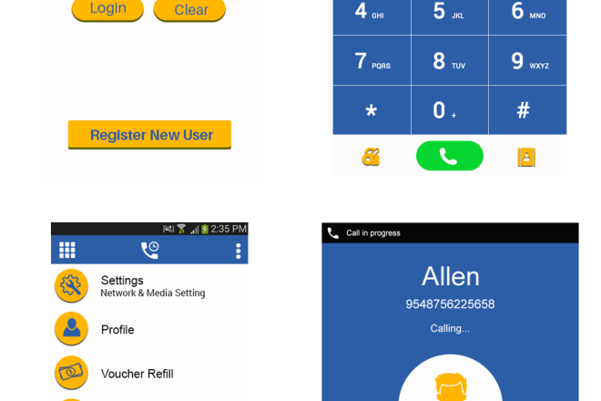 I will create sip and twin dialer