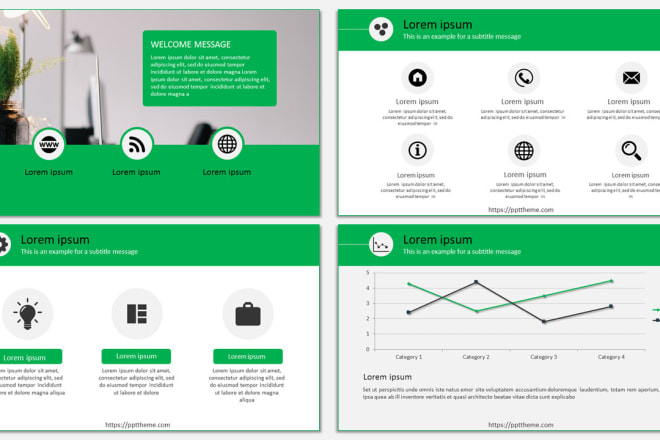 I will create slide master powerpoint template