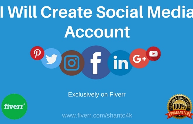 I will create social media account