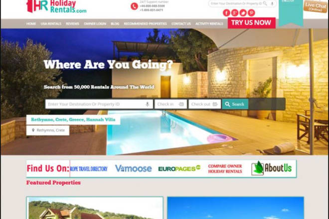 I will create stunning vacation rental website on lodgify or wix