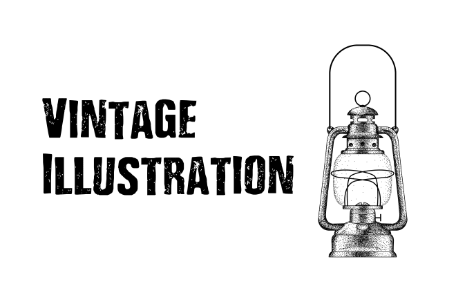 I will create super detailed vintage illustration in stipple style