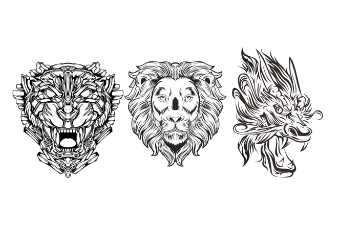 I will create the best tattoo designs for you in 5 hours
