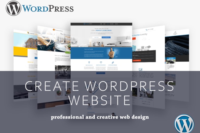 I will create the responsive wordpress site with unlimited revisions