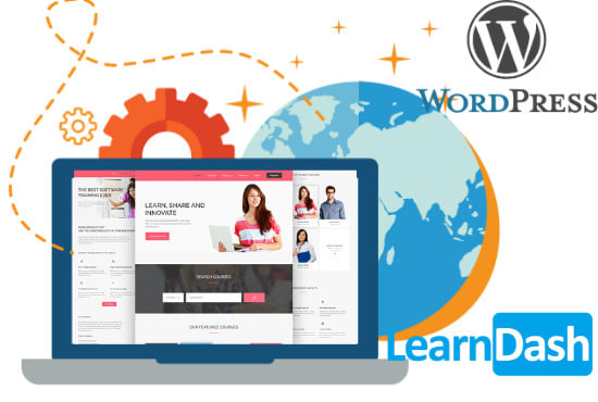 I will create wordpress lms website learndash