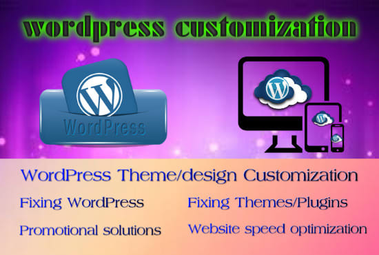 I will create wordpress web site with plugin, theme and customize
