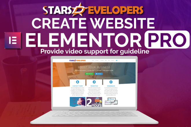 I will create wordpress website and landing page by elementor pro