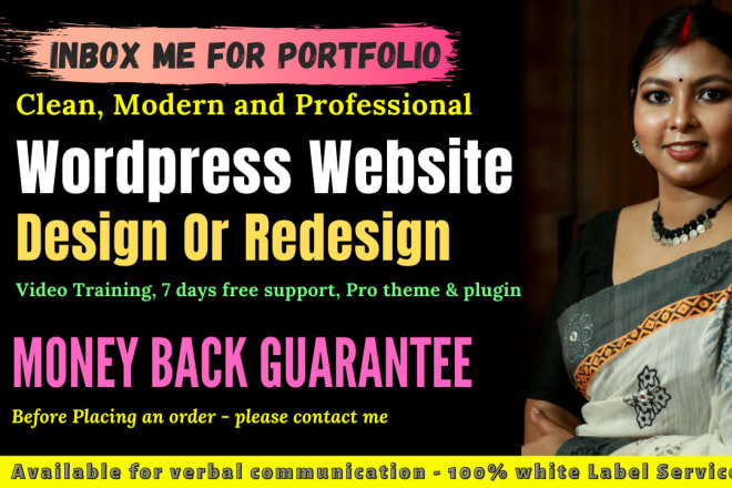 I will create wordpress website, blog, shop, landing page