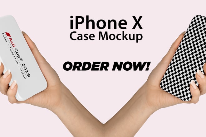 I will create your iphone x case mockup set