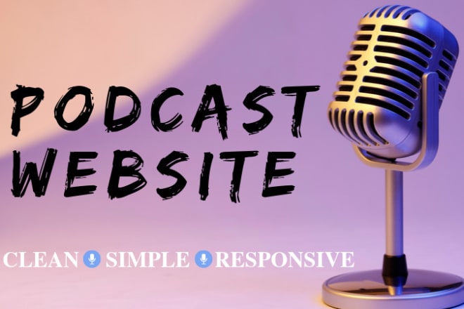 I will create your podcast website