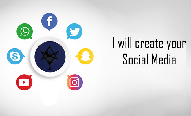 I will create your social media and mail accounts with highest security