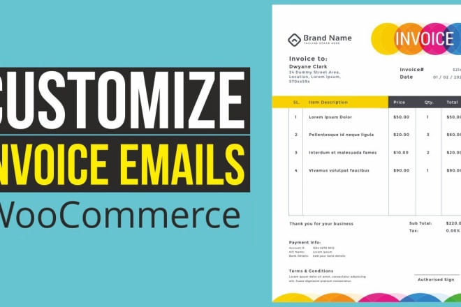 I will customize woocommerce email templates