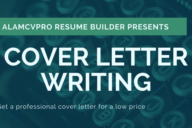 I will deliver you a winning cover letter by professional writers