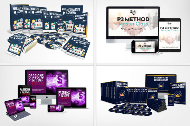 I will design 2d and 3d ecover bundle of ebook, box,dvd,cds,devices